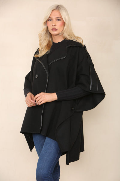 Oversized Button Detailed Jacket Coat