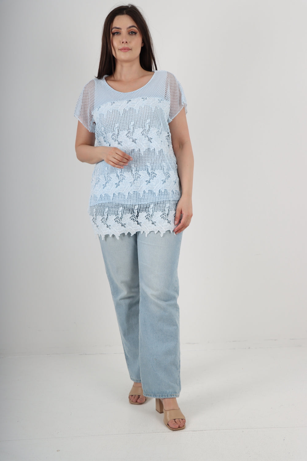 Crochet Two Layer Tunic Top