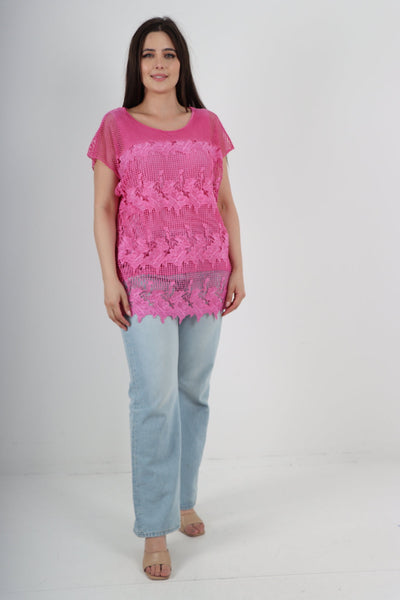 Crochet Two Layer Tunic Top