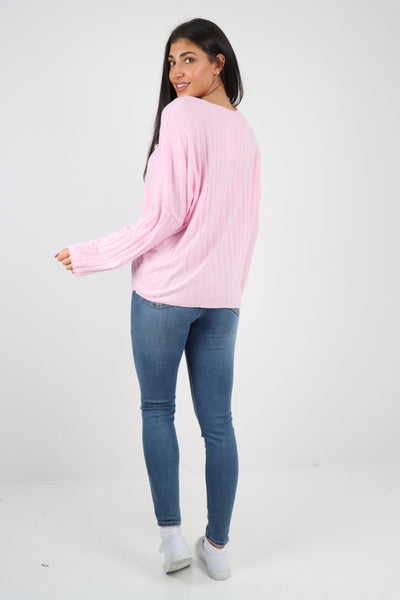 Soft Knit Ribbed Plain Top