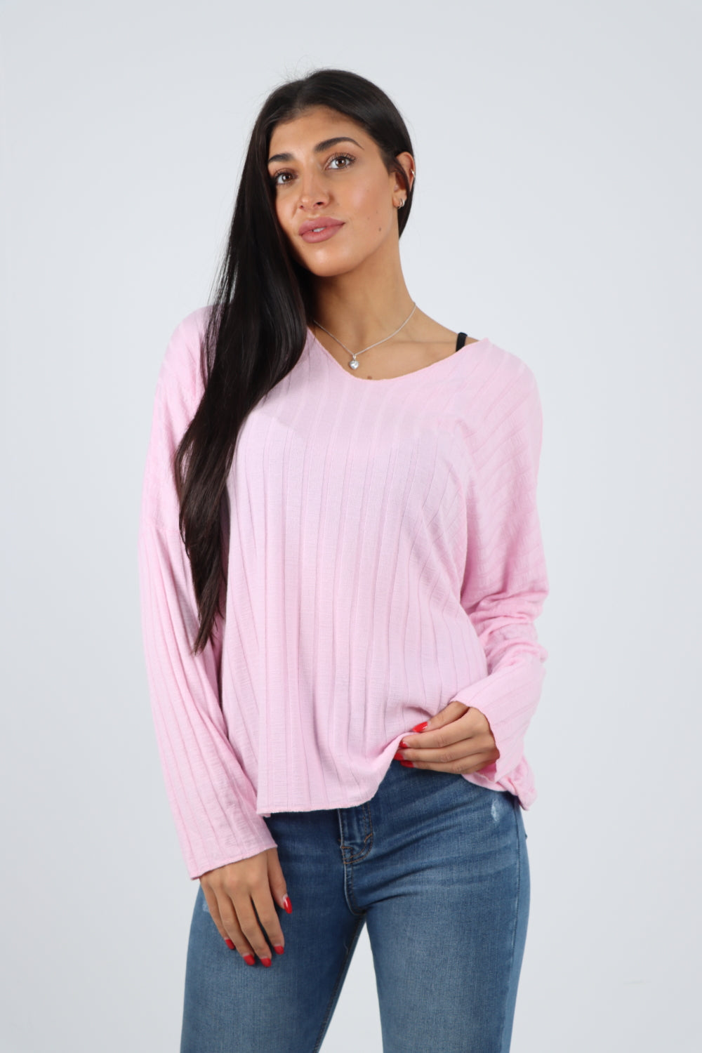 Soft Knit Ribbed Plain Top