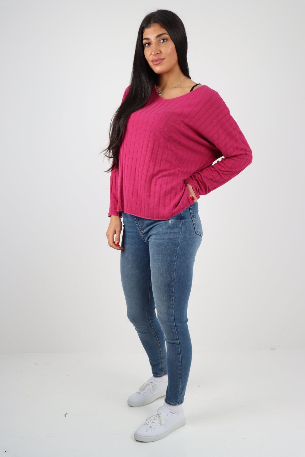 Soft Knit Ribbed Plain Top