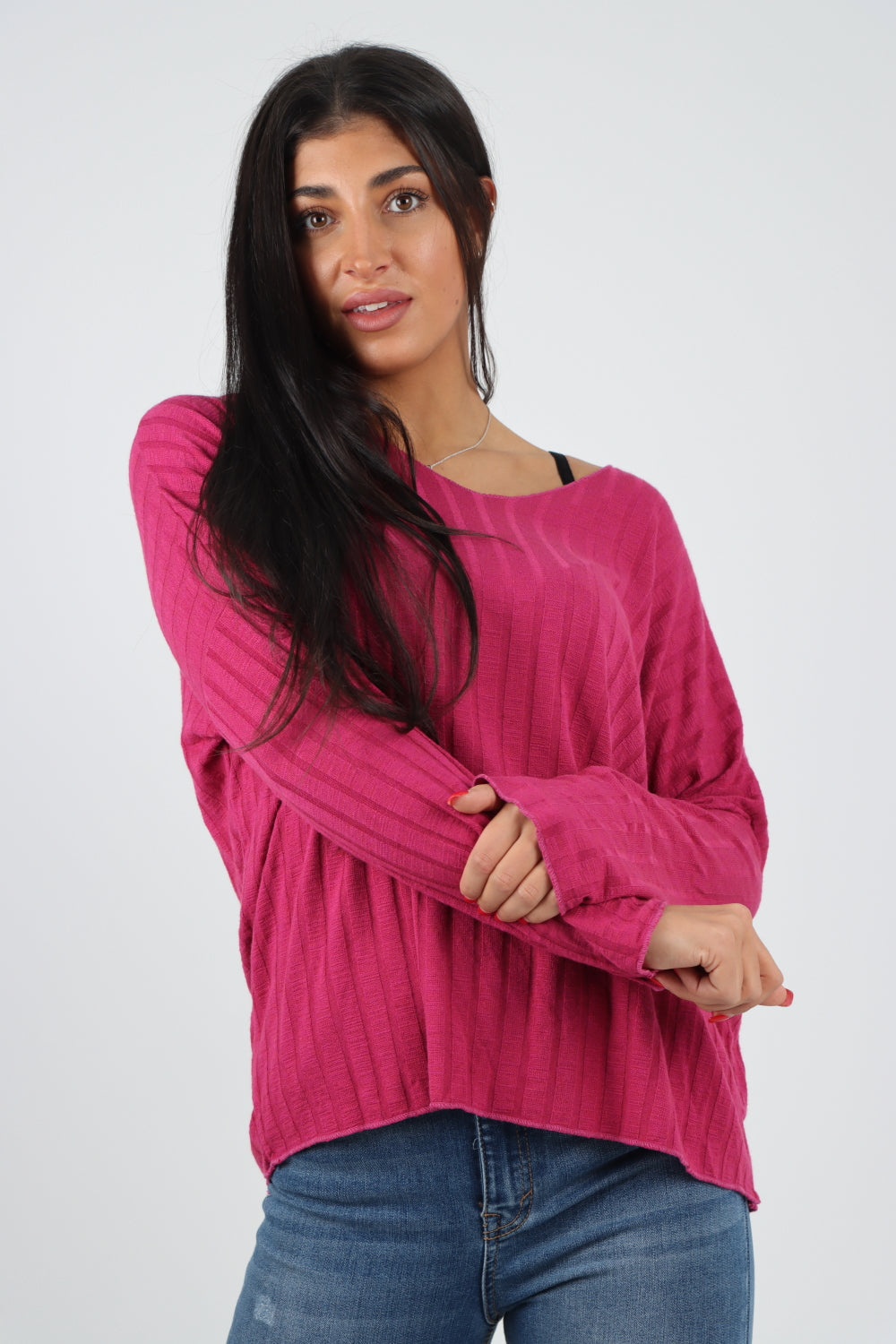 Soft Knit Ribbed Plain Top