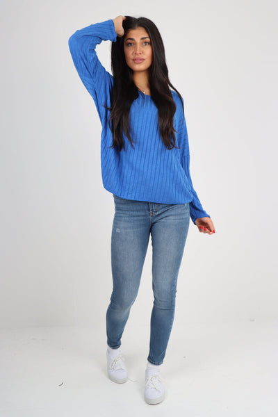 Soft Knit Ribbed Plain Top