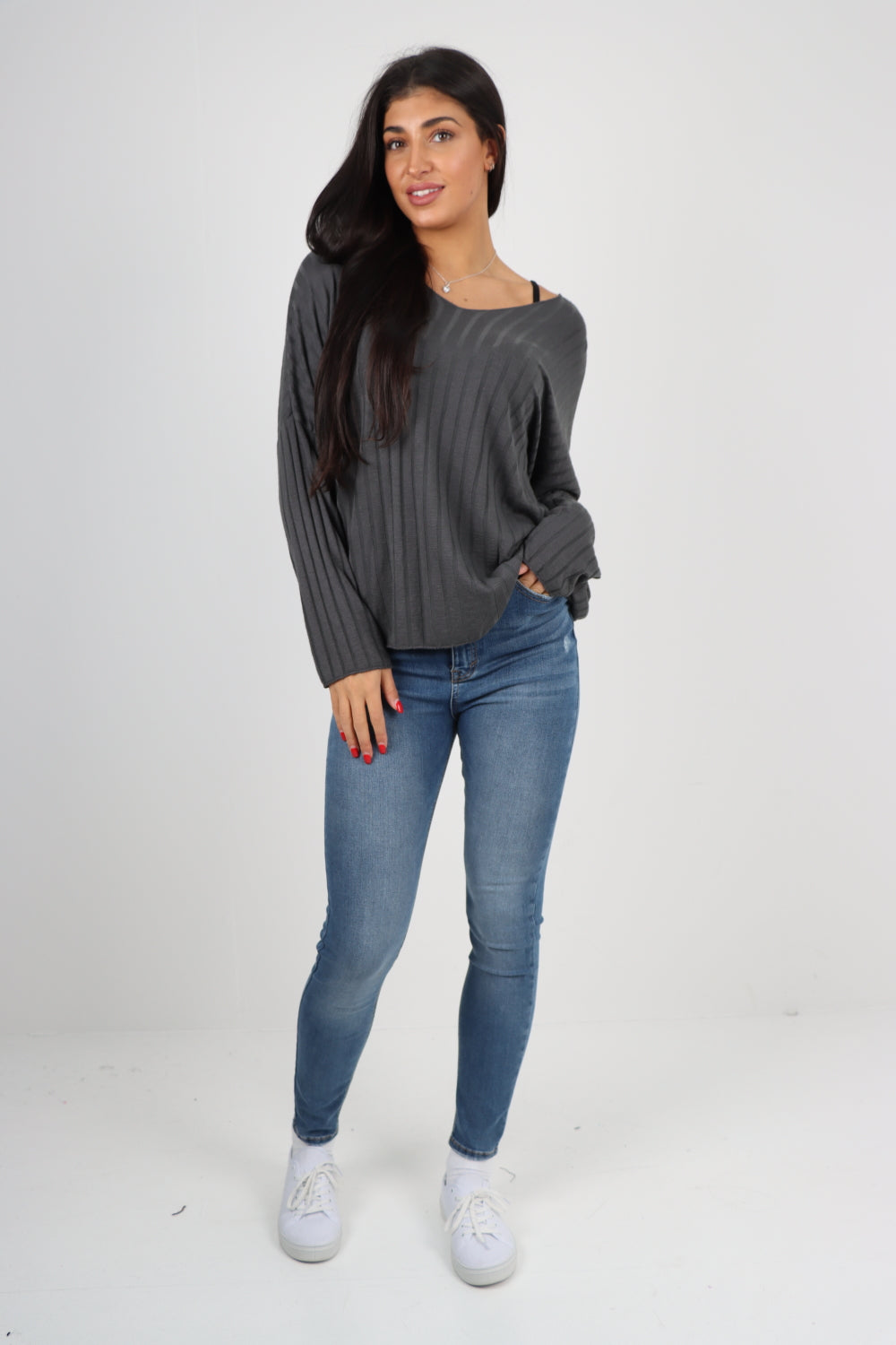 Soft Knit Ribbed Plain Top