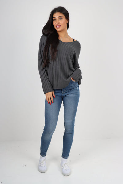 Soft Knit Ribbed Plain Top