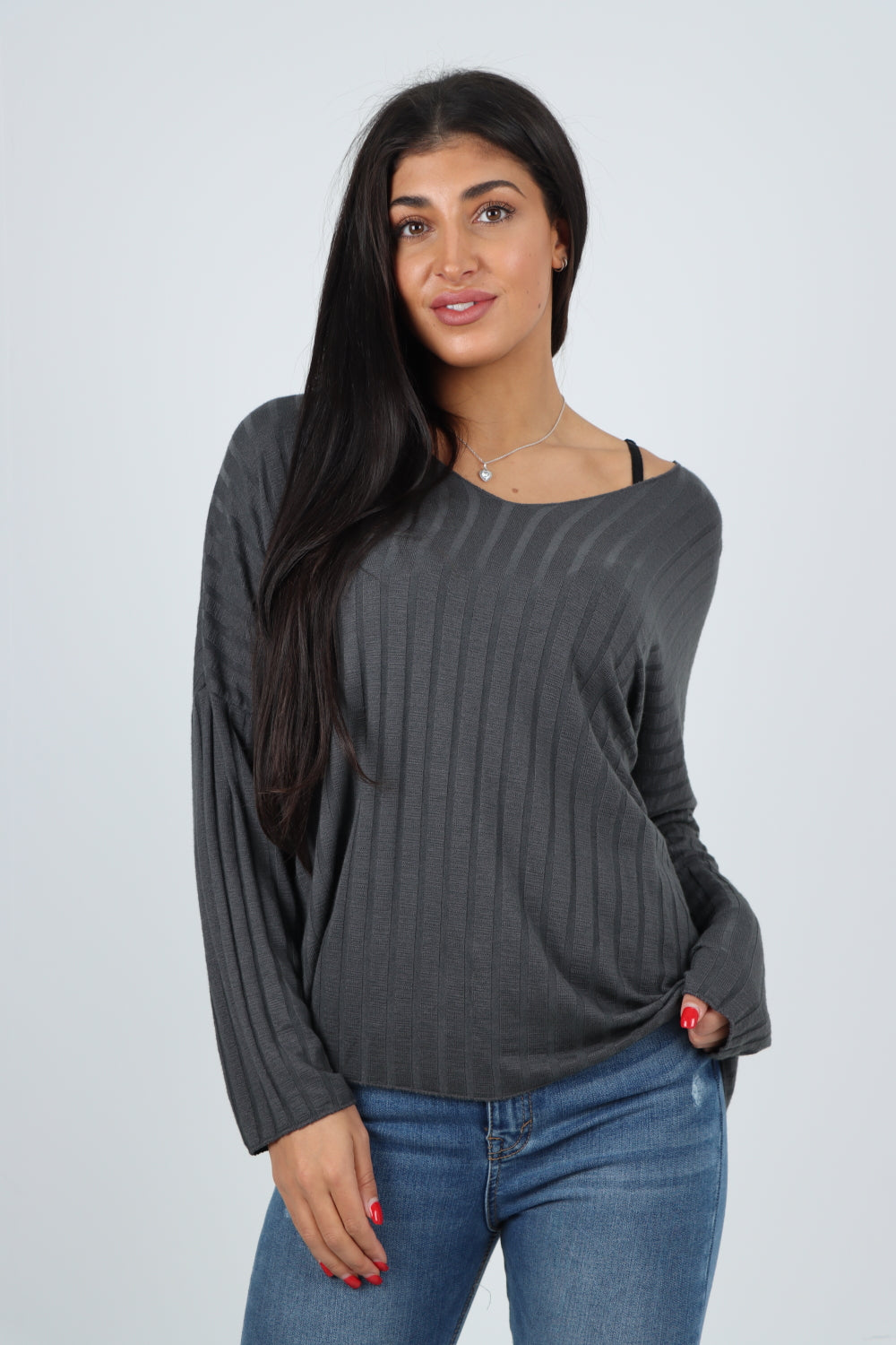 Soft Knit Ribbed Plain Top