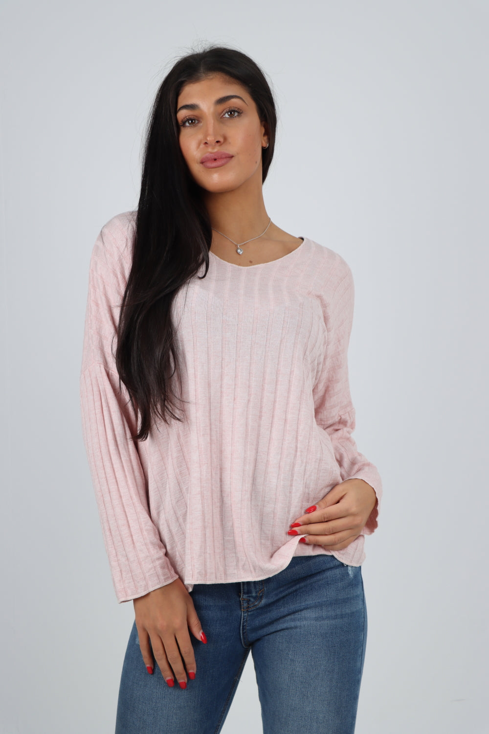 Soft Knit Ribbed Plain Top