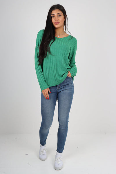 Soft Knit Ribbed Plain Top