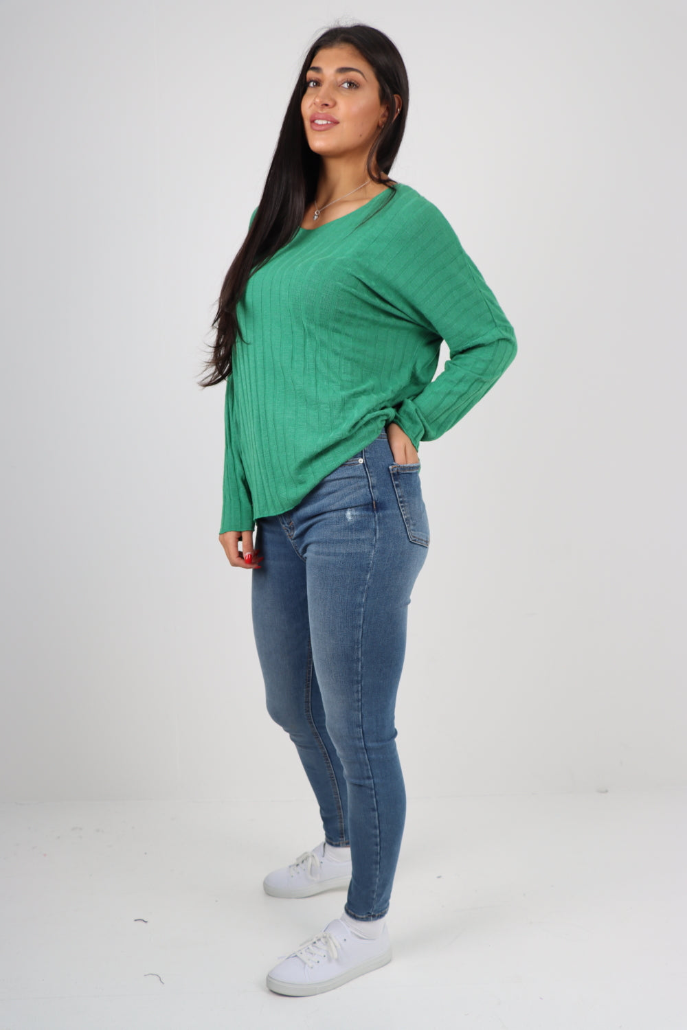 Soft Knit Ribbed Plain Top