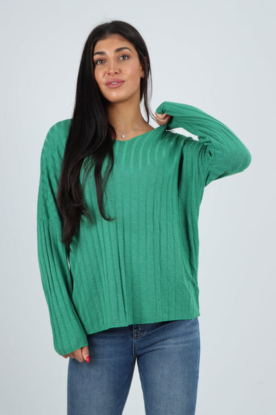 Soft Knit Ribbed Plain Top