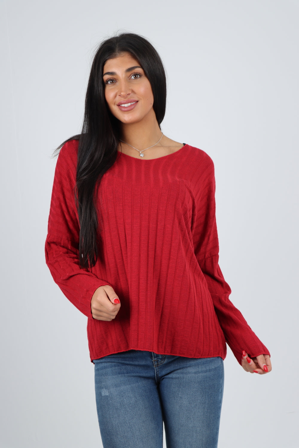 Soft Knit Ribbed Plain Top