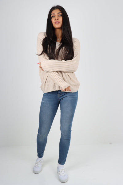 Soft Knit Ribbed Plain Top