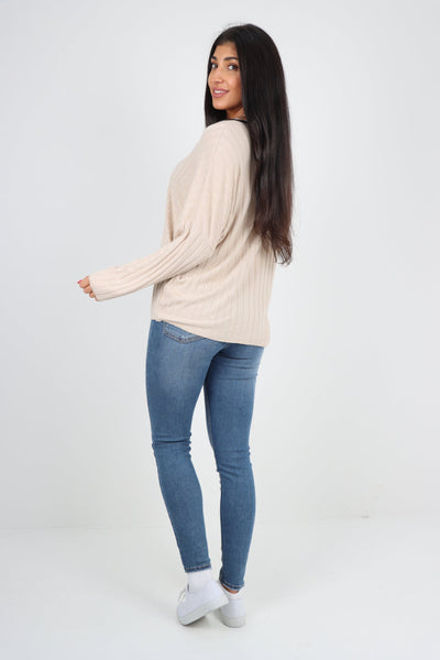 Soft Knit Ribbed Plain Top