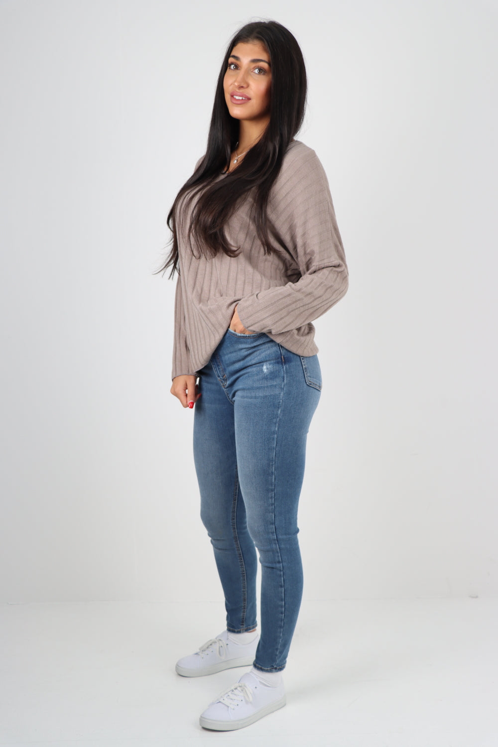 Soft Knit Ribbed Plain Top