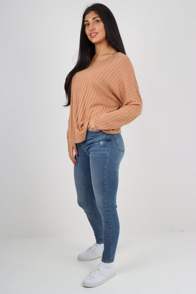 Soft Knit Ribbed Plain Top