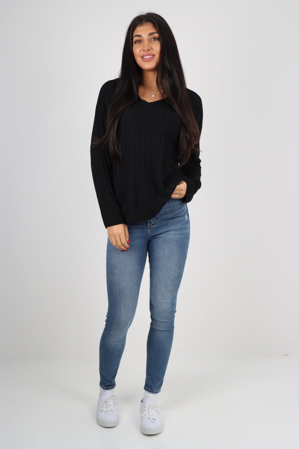 Soft Knit Ribbed Plain Top