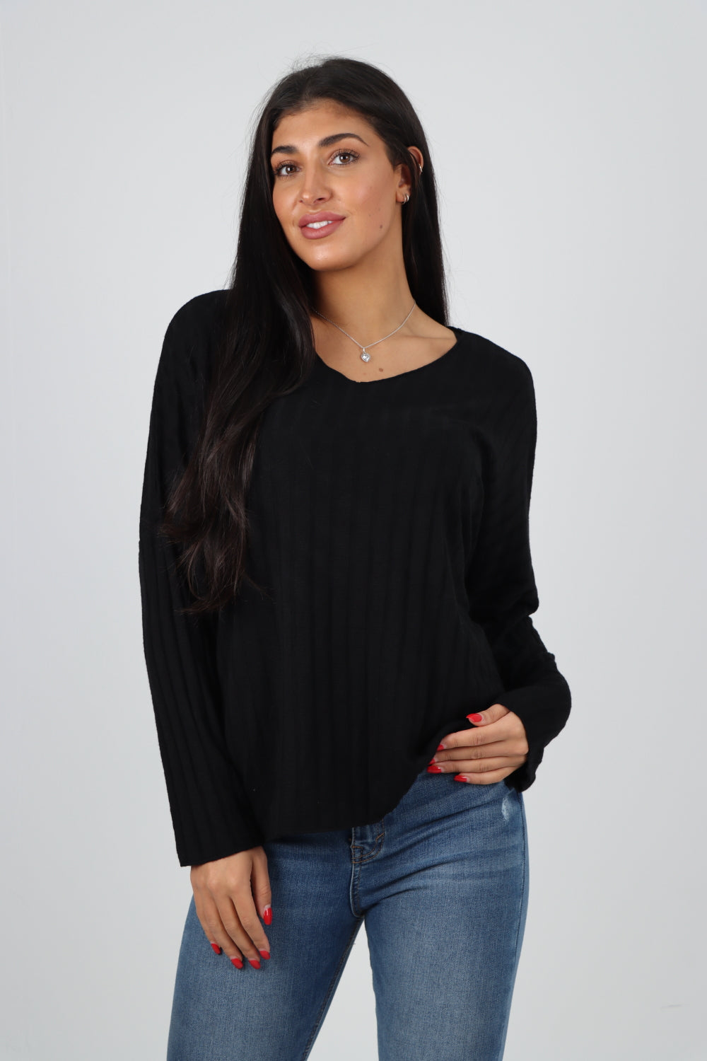 Soft Knit Ribbed Plain Top