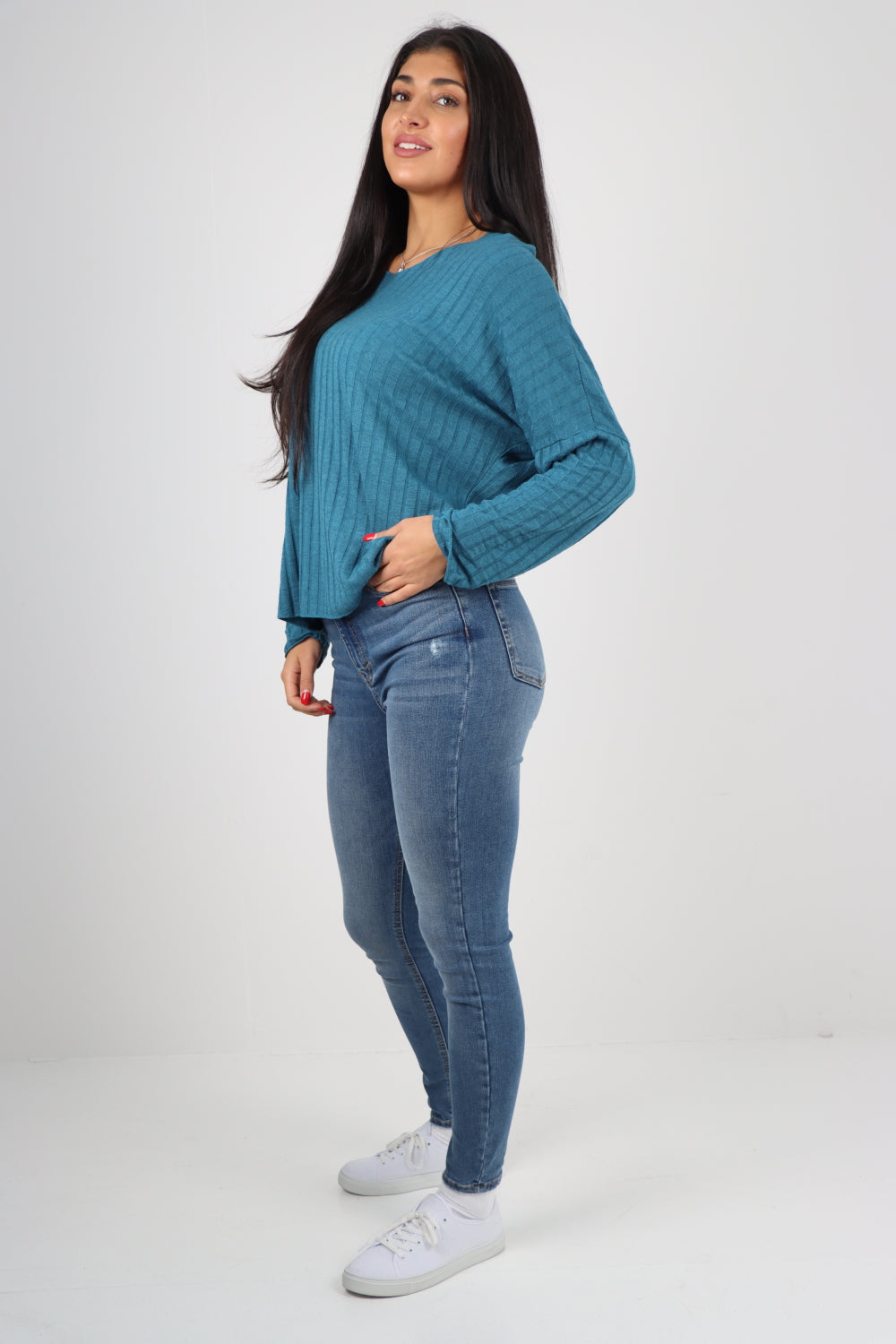 Soft Knit Ribbed Plain Top