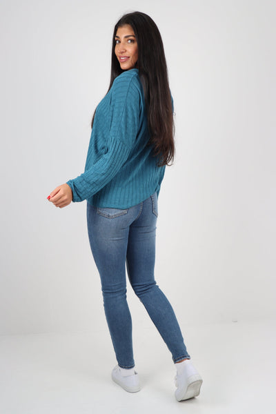 Soft Knit Ribbed Plain Top