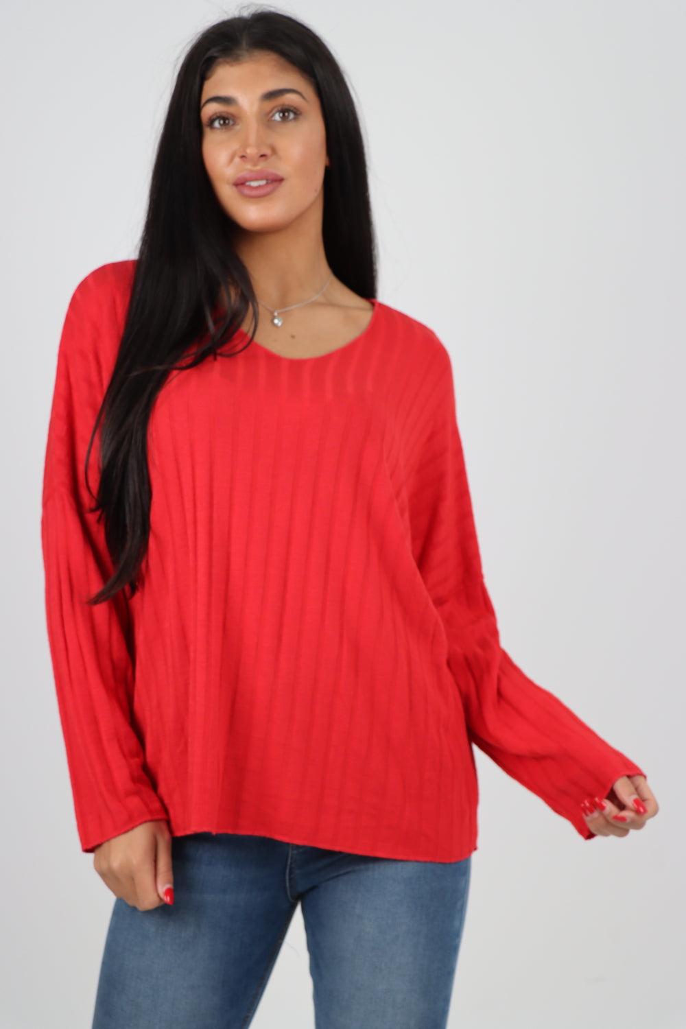 Soft Knit Ribbed Plain Top