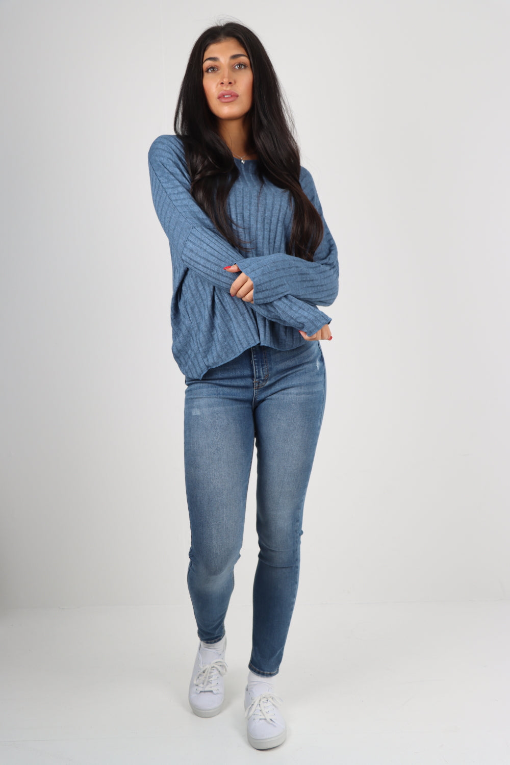 Soft Knit Ribbed Plain Top