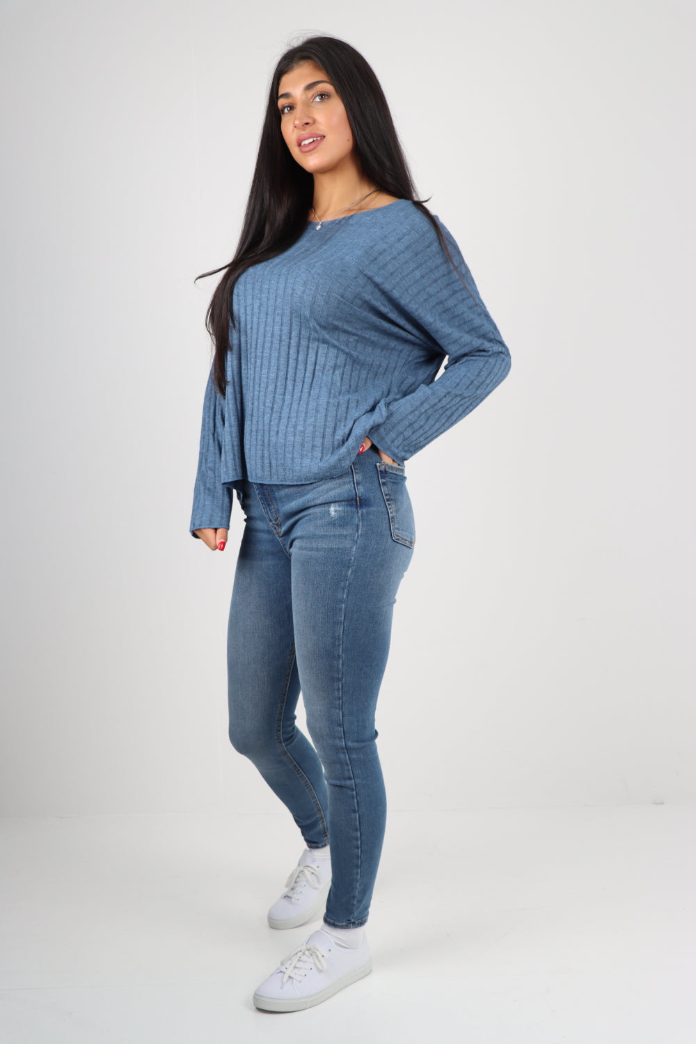 Soft Knit Ribbed Plain Top