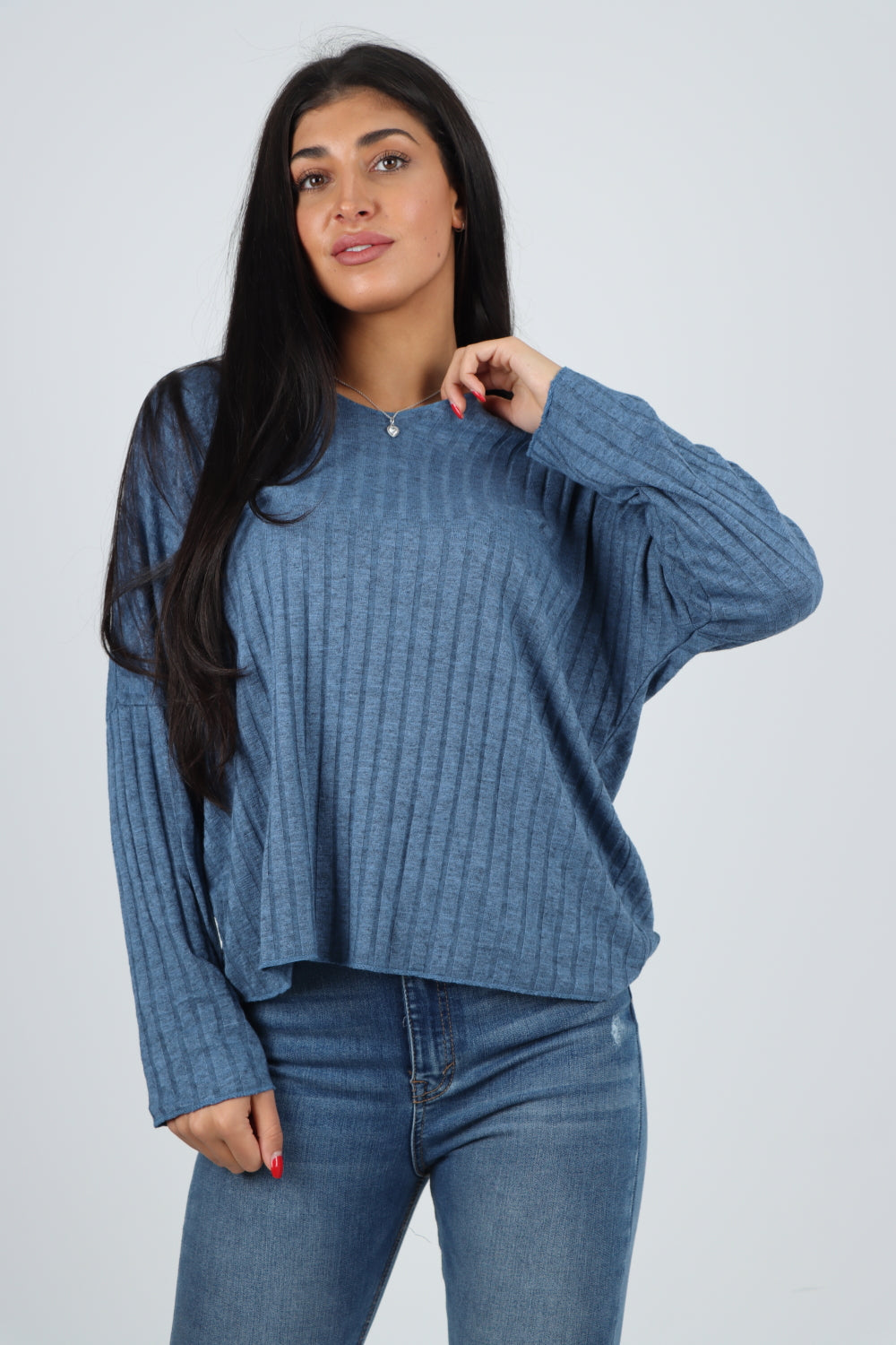 Soft Knit Ribbed Plain Top