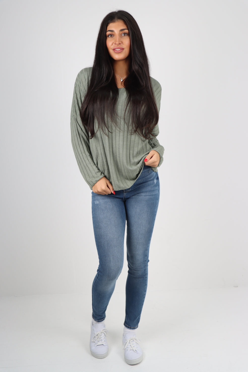 Soft Knit Ribbed Plain Top