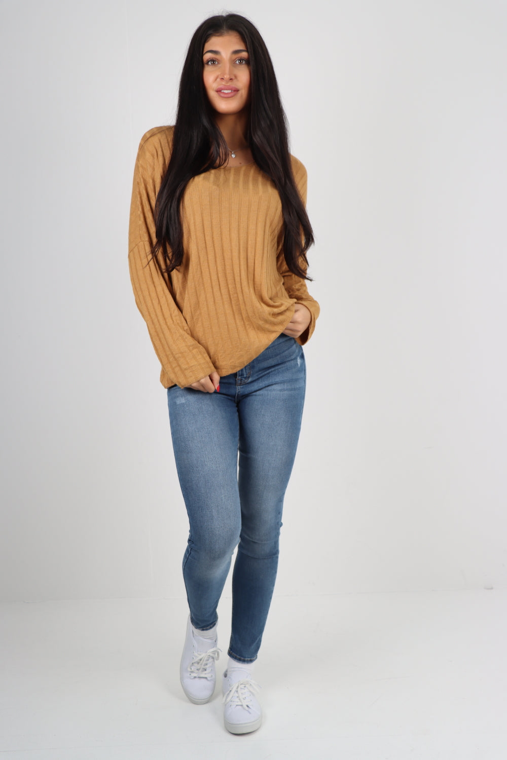 Soft Knit Ribbed Plain Top