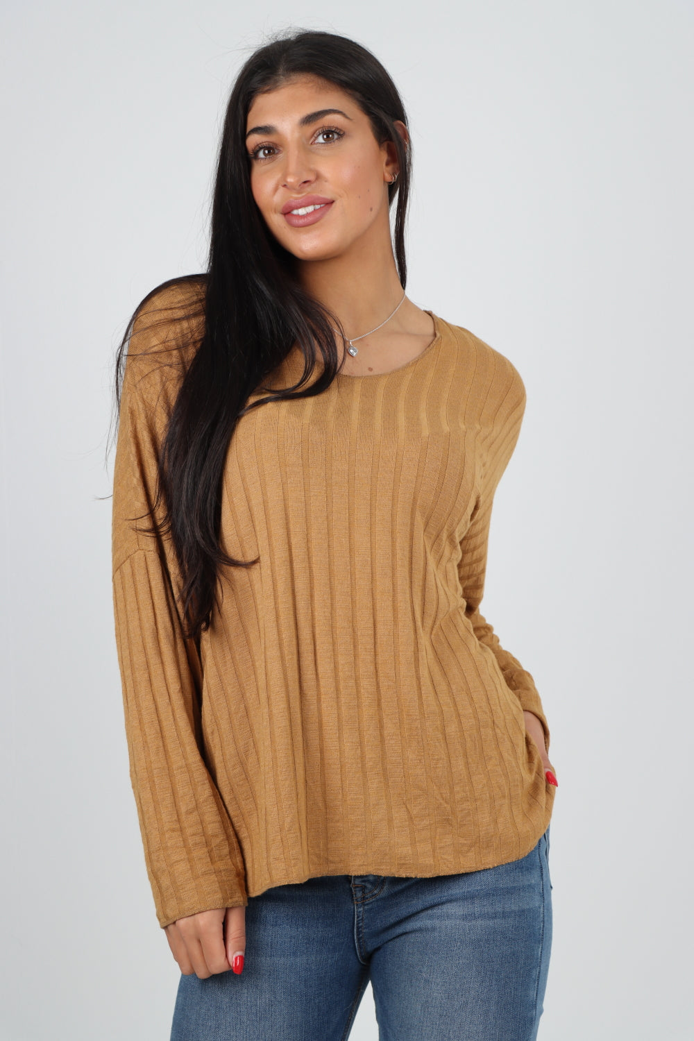 Soft Knit Ribbed Plain Top