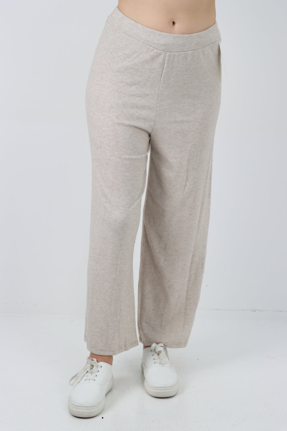 Plain Long Sleeve Top & Trouser Soft Knit Co - Ord Set