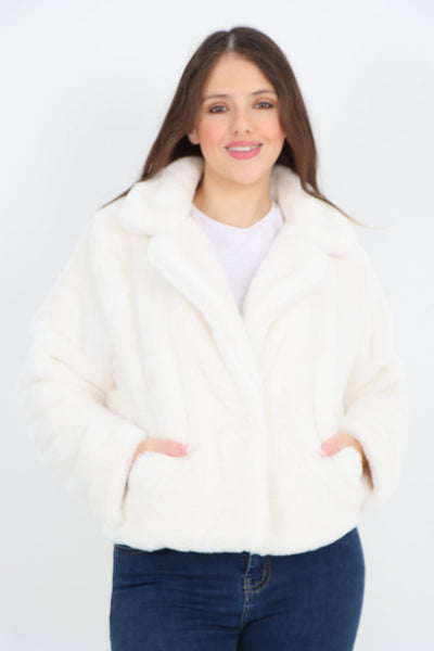 Faux Fur Long sleeve Short Coat