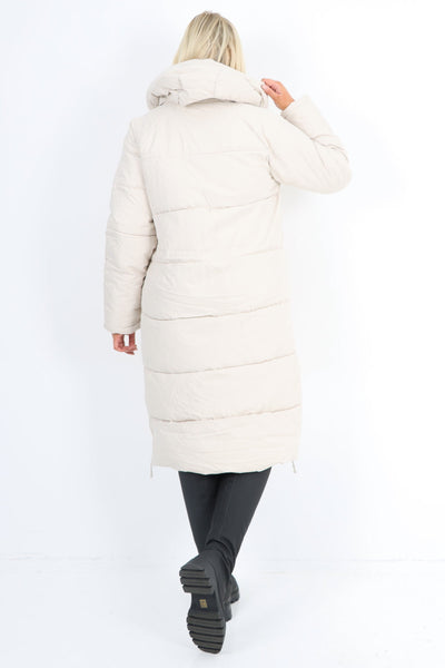 Padded Hooded Long Knee length Jacket