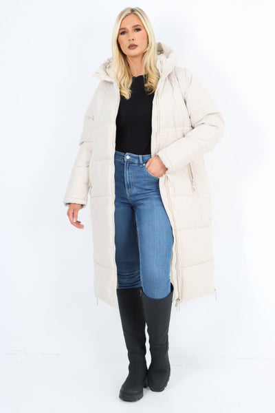 Padded Hooded Long Knee length Jacket