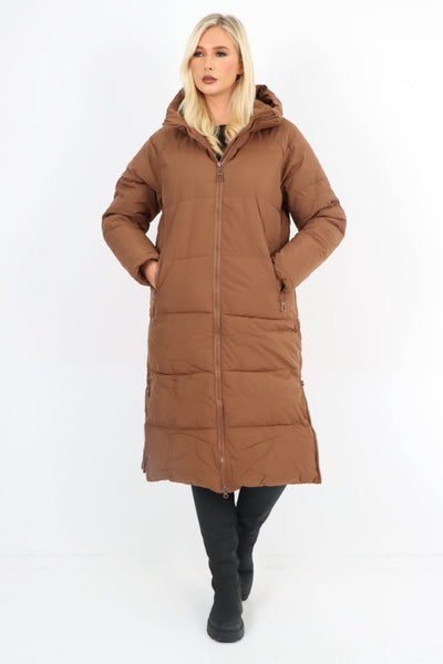 Padded Hooded Long Knee length Jacket