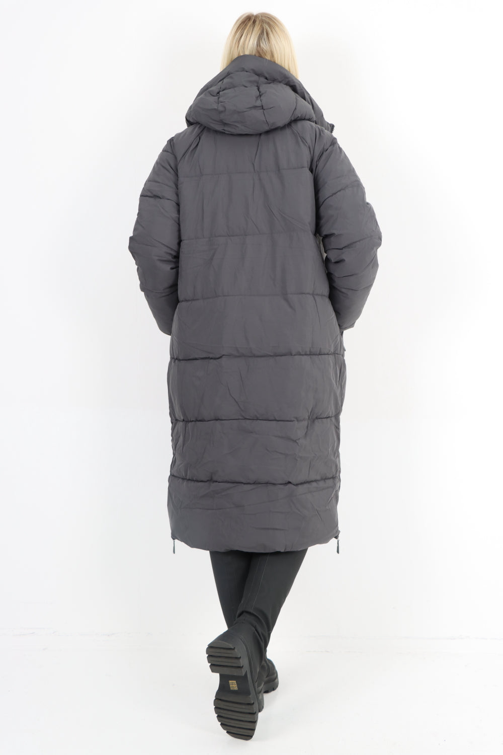 Padded Hooded Long Knee length Jacket