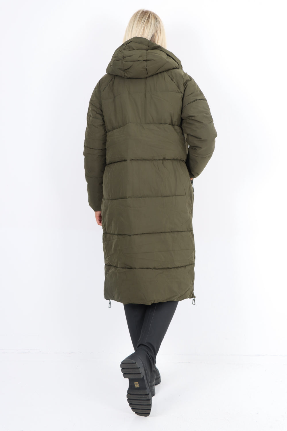 Padded Hooded Long Knee length Jacket