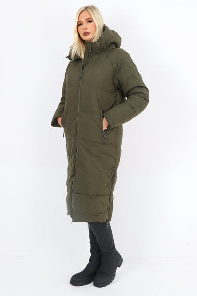 Padded Hooded Long Knee length Jacket