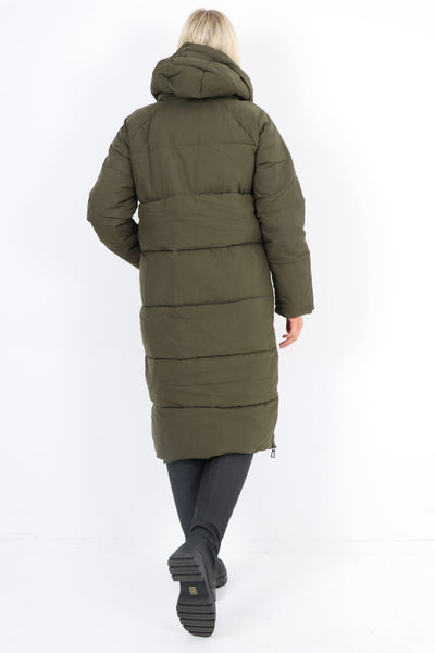 Padded Hooded Long Knee length Jacket