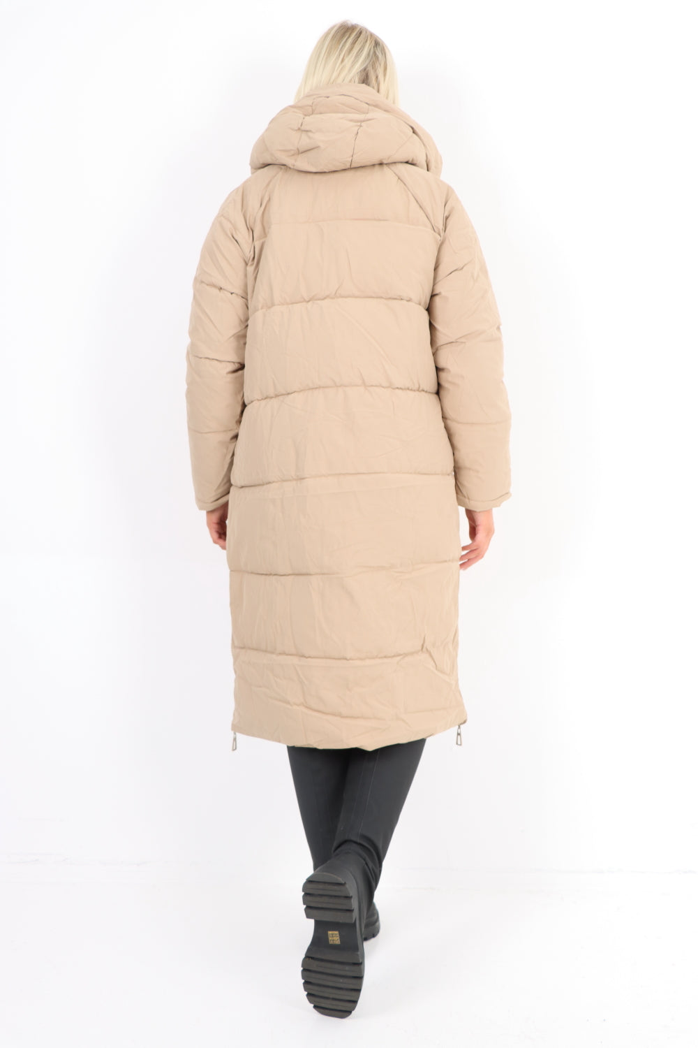 Padded Hooded Long Knee length Jacket