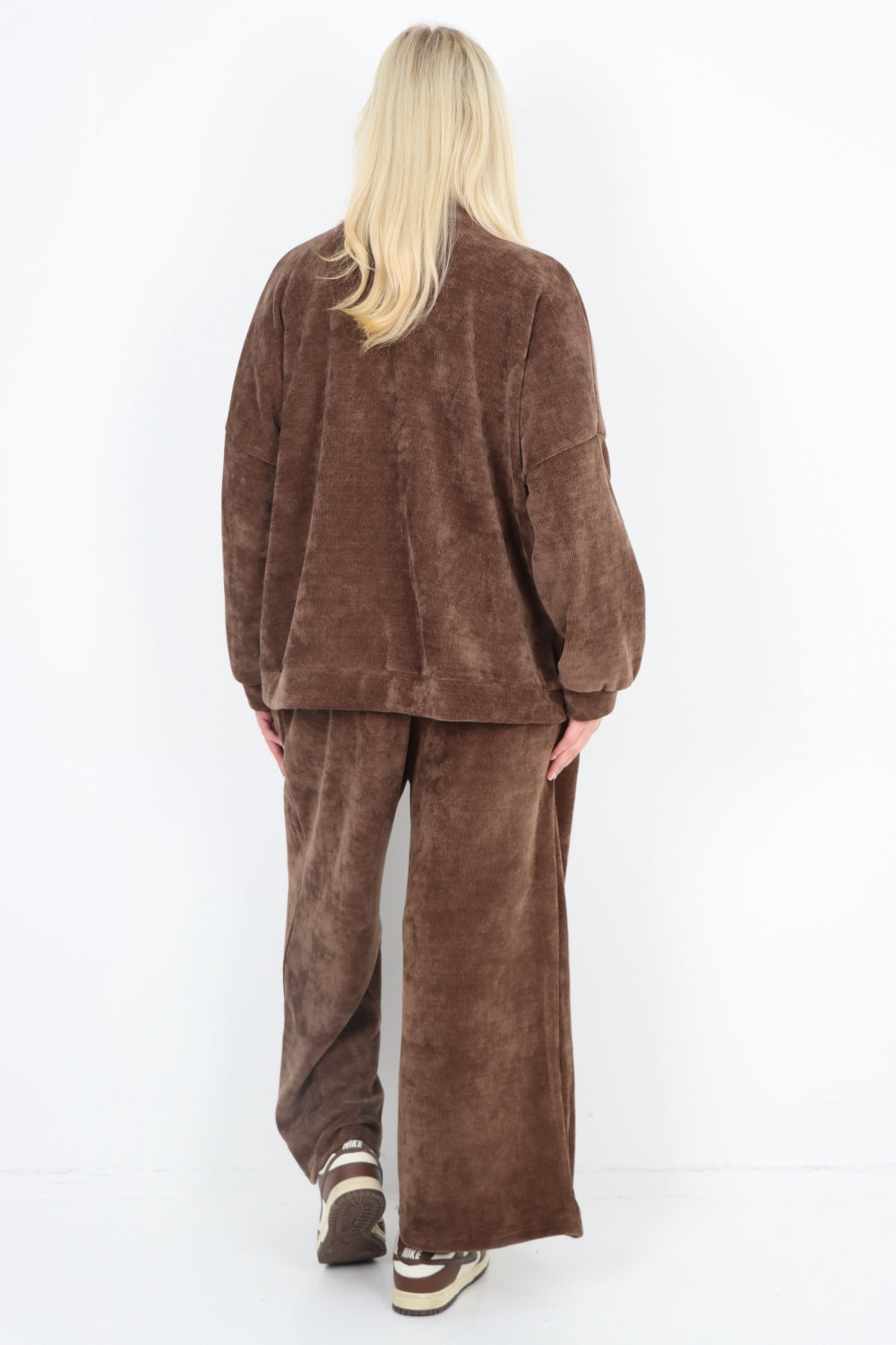 Corduroy Zip Up Long sleeve Top and Trouser Co-Ord Set