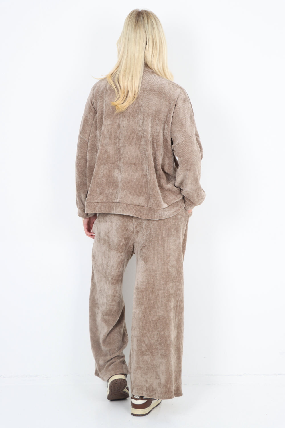 Corduroy Zip Up Long sleeve Top and Trouser Co-Ord Set