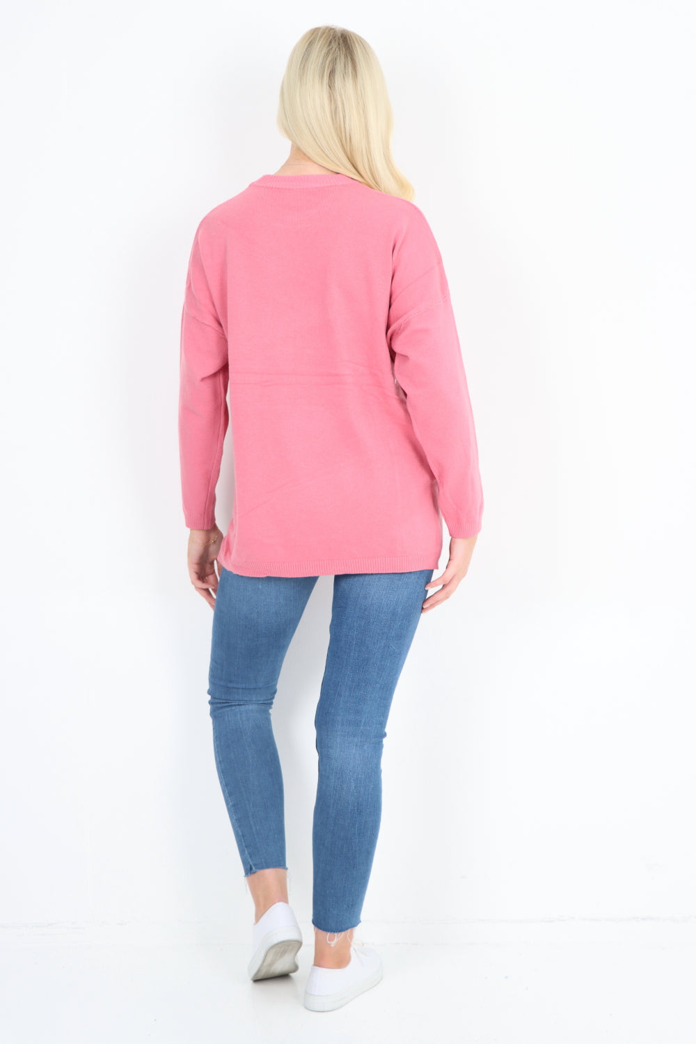 Butterfly Print Soft knitted Long sleeve Jumper Top