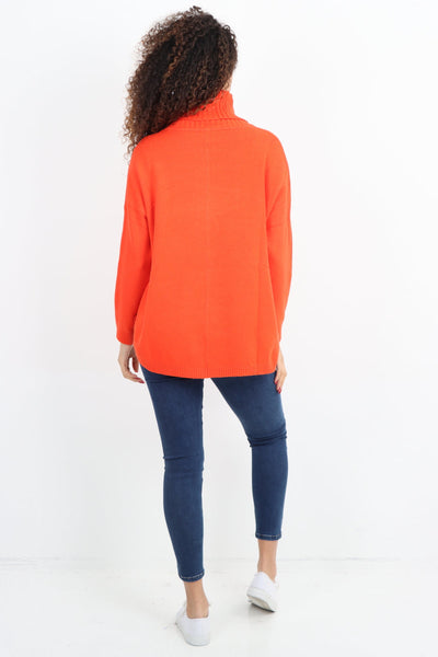 Side Button Detail Ribbed Hem Longsleeve Jumper Top