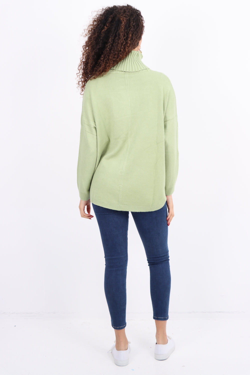 Side Button Detail Ribbed Hem Longsleeve Jumper Top