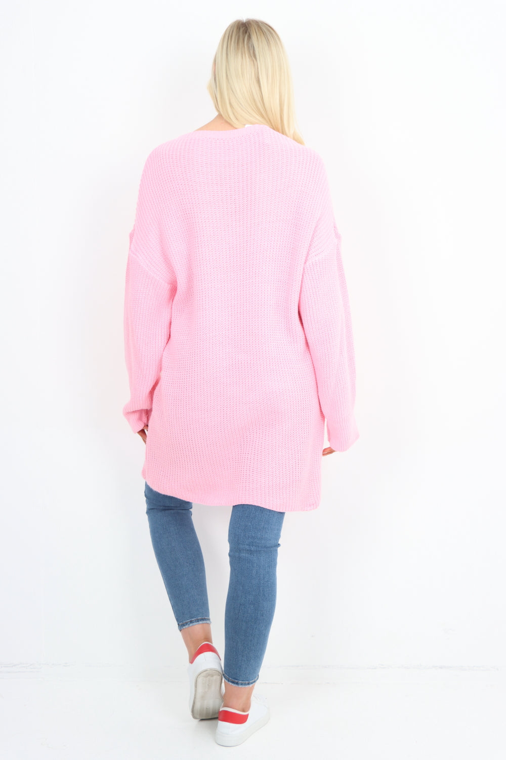 Italian Chunky Knit Long-sleeved Tunic Jumper