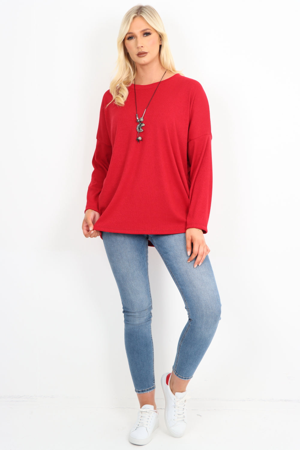 Basic Soft Knit  Necklace Top